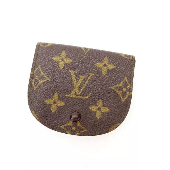 Louis Vuitton Coin Case Monogram Beige Monogram Canvas Authentic Used T9743 - Picture 1 of 9